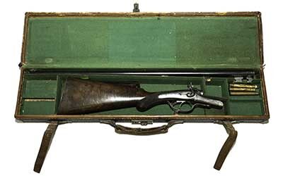 Cased Charles Lancaster Double Barrel Rifle